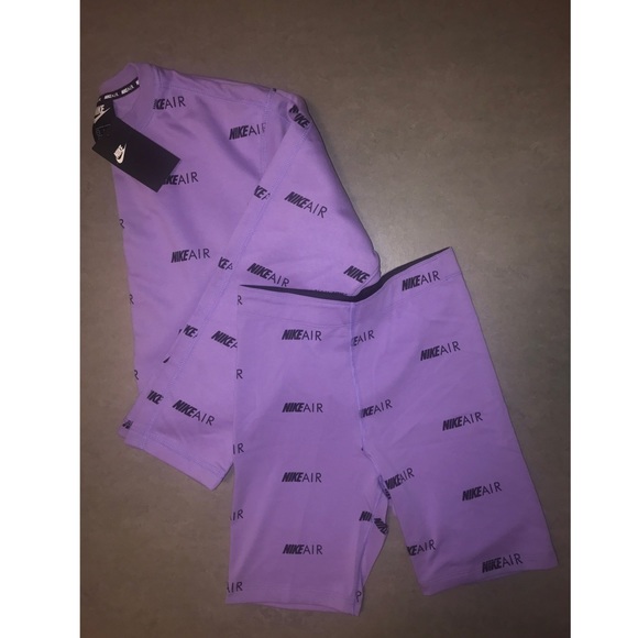 nike air bike shorts pink